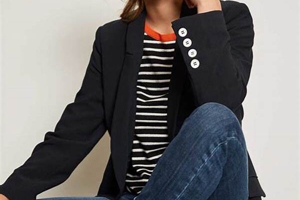 Red Navy Blazers For Women