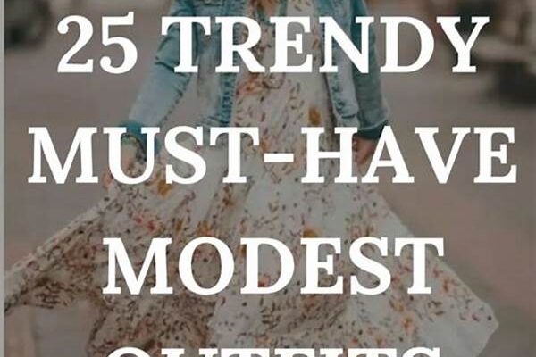 Chic And Modest Outfit Ideas