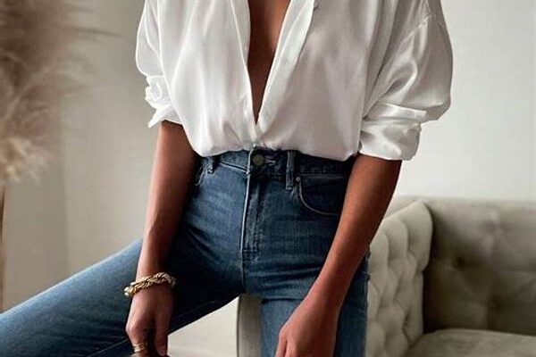 Classic White Button-down Shirt